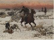 The hunters Alfred William Hunt,RWS